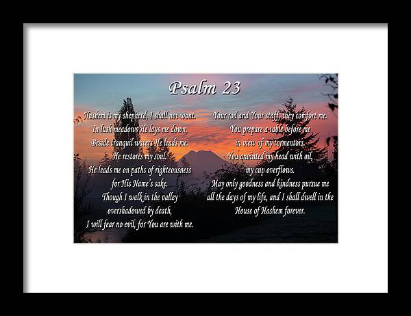 Prayer Framed Print featuring the photograph Mountain Morning Prayer by Tikvah's Hope