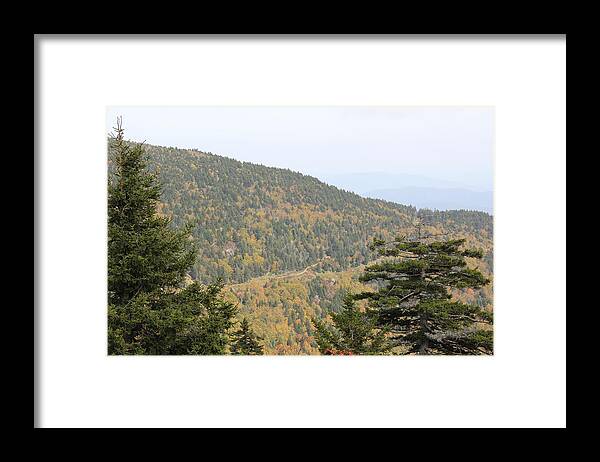 Path Framed Print featuring the photograph Mountain Passage by Allen Nice-Webb