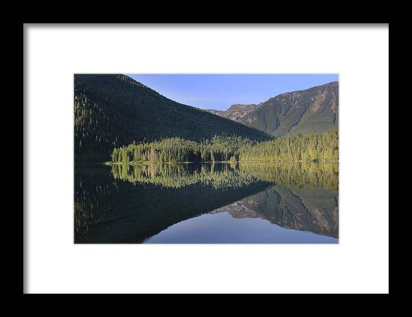 Landscape Framed Print featuring the photograph Mountain Reflections by Richard Reinders