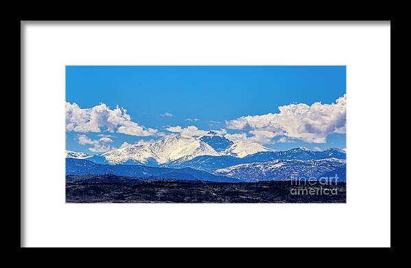 Jon Burch Framed Print featuring the photograph Mountain Snow by Jon Burch Photography
