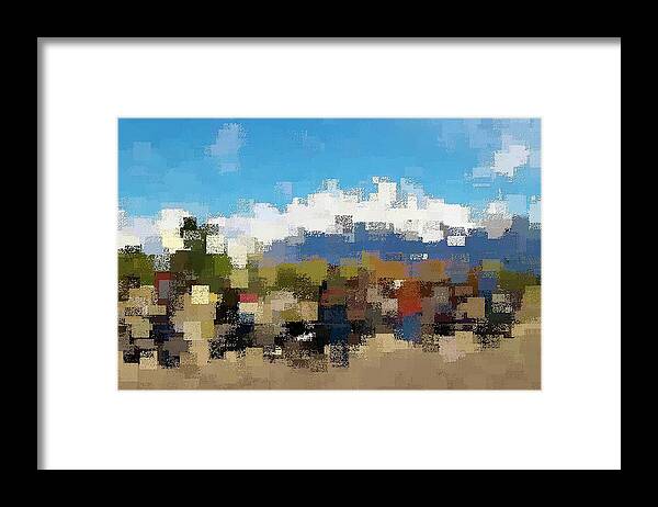 Colorado Framed Print featuring the digital art Mountains Beyond by David Manlove