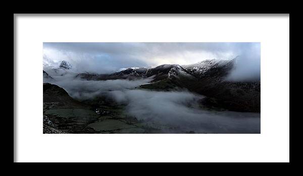 Nature Framed Print featuring the photograph Mountains in the clouds by Lukasz Ryszka