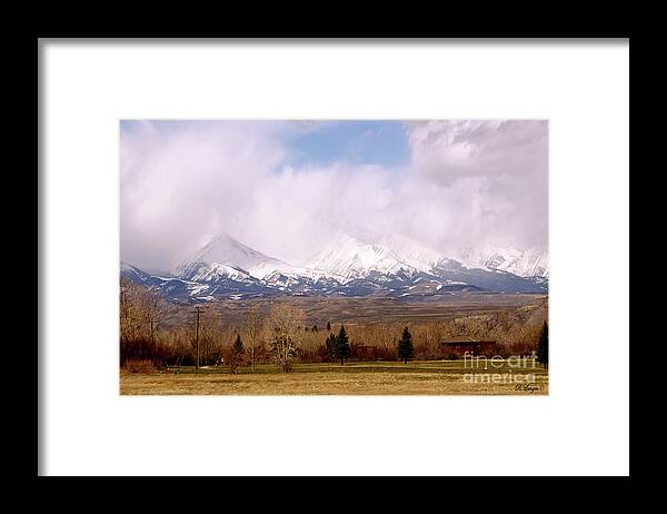  Mountains Framed Print featuring the photograph Mountains of Colorado by Rebecca Langen