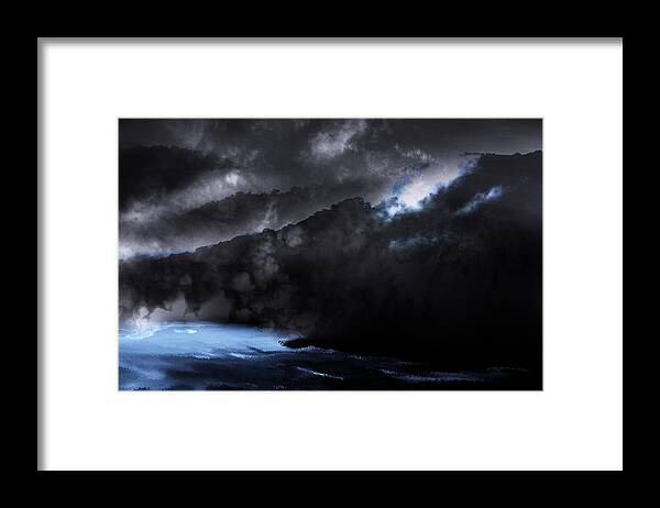 North Carolina Framed Print featuring the photograph Mountains of the Blue Ridge by Gray Artus