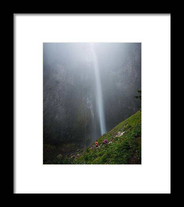 Waterfalls Framed Print featuring the photograph Moutain Waterfalls 5817 by Chris McKenna