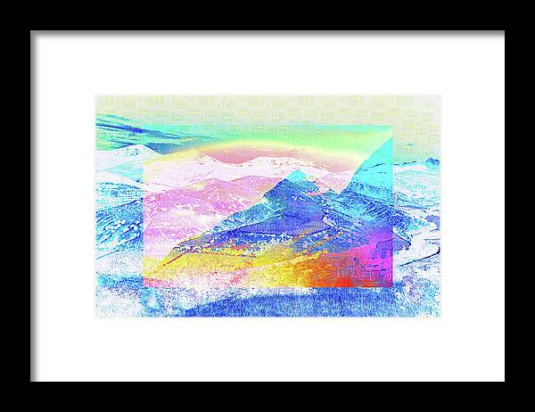 Jesus Framed Print featuring the digital art Move Mountain by Payet Emmanuel