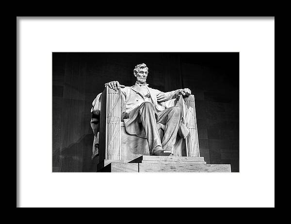 Lincoln Memorial Framed Print featuring the photograph Mr Lincoln by Bill Dodsworth