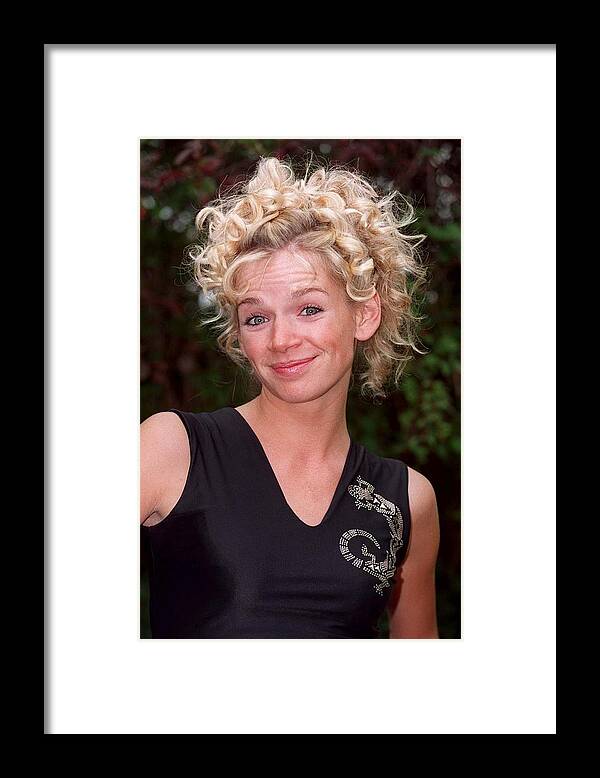 Jez C Self Framed Print featuring the photograph Ms Zoe Ball by Jez C Self