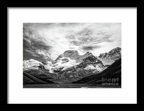 Mount Athabasca Framed Print featuring the photograph Mt Athabasca by David Hillier