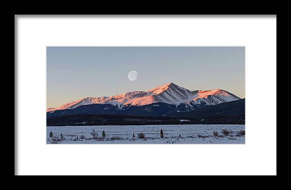 Elbert Framed Print featuring the photograph Mt. Elbert Sunrise by Aaron Spong