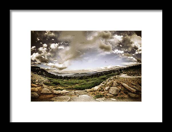 American West Framed Print featuring the photograph Mt. Evans Alpine Vista #2 by Chris Bordeleau