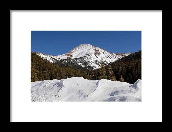 Guyot Framed Print featuring the photograph Mt. Guyot by Aaron Spong