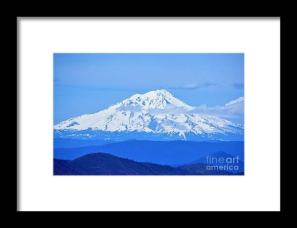 Mountains Framed Print featuring the photograph Mt. Shasta, California by Merle Grenz