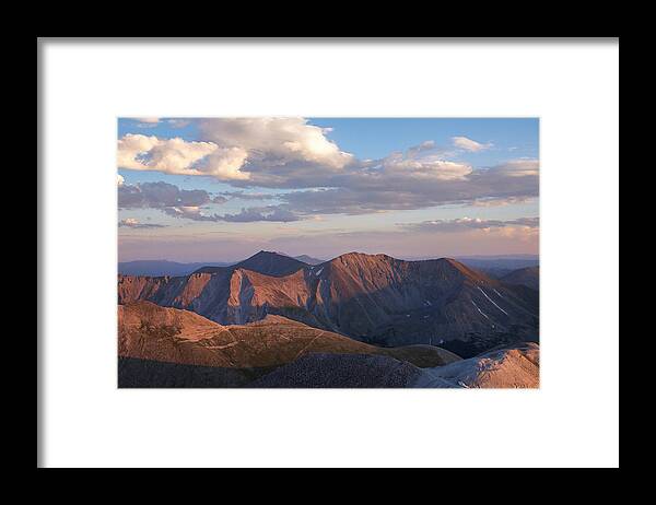 Colorado Framed Print featuring the photograph Mt. Shavano and Tabeguache Peak by Aaron Spong
