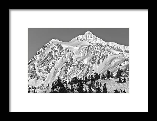 Mt Shuksan Framed Print featuring the photograph Mt Shuksan by Tony Locke