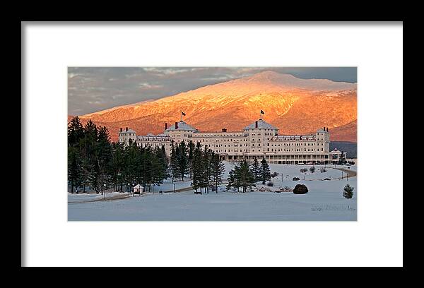 Mt Washington Hotel Framed Print featuring the photograph Mt. Washinton Hotel by Paul Mangold