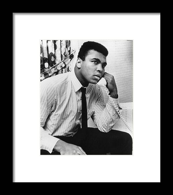 1967 Framed Print featuring the photograph Muhammad Ali (1942- ) by Granger