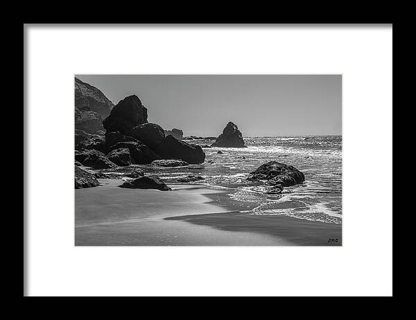 Marin Framed Print featuring the photograph Muir Beach II BW by David Gordon