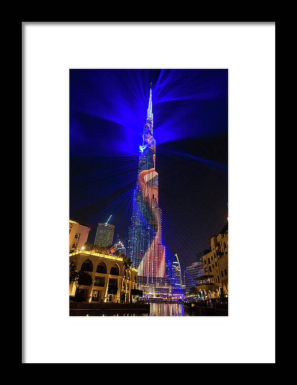 Burj Framed Print featuring the photograph Multichannel Communication by Alex Lapidus
