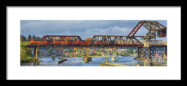 Marine Framed Print featuring the photograph Multimodal by Briand Sanderson