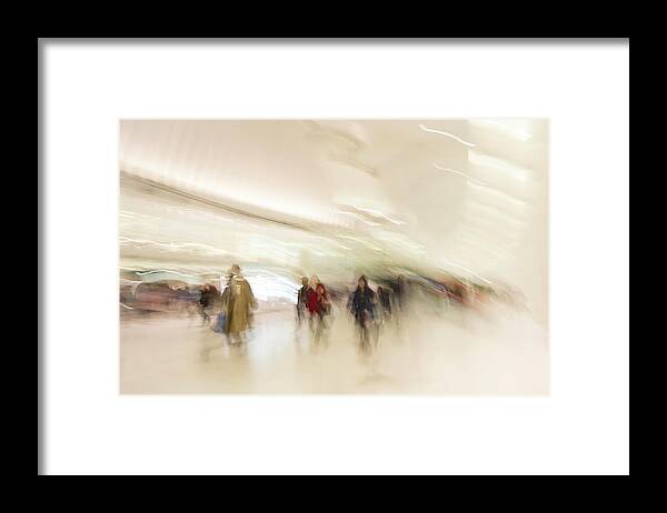 People Framed Print featuring the photograph Multitudes by Alex Lapidus