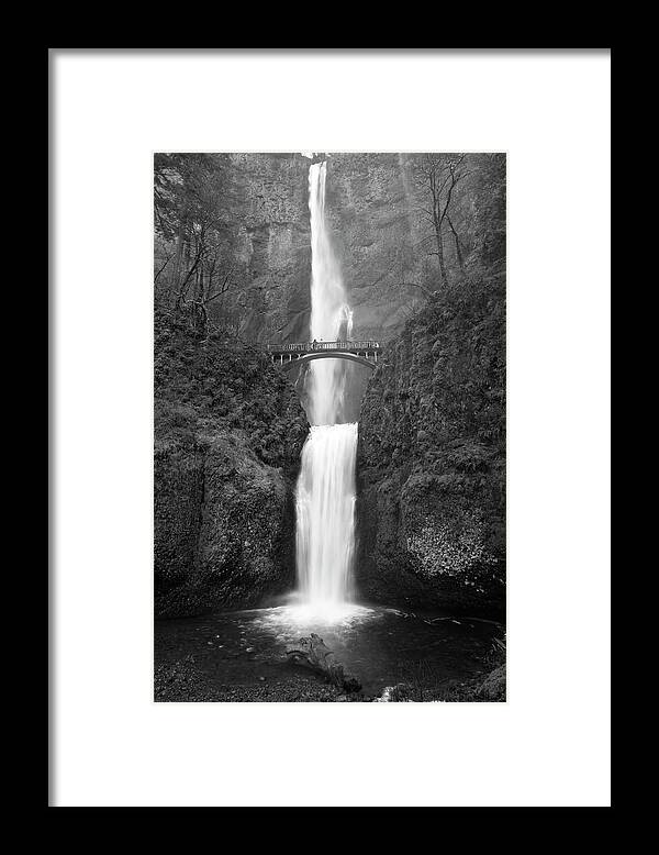 Waterfall Framed Print featuring the photograph Multnomah Falls by Ryan Workman Photography