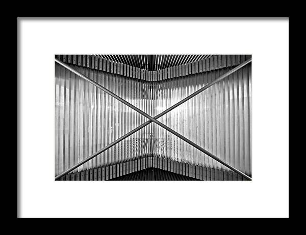 Contemporary Framed Print featuring the photograph Museum of contemporary art in Zagreb detail by Brch Photography