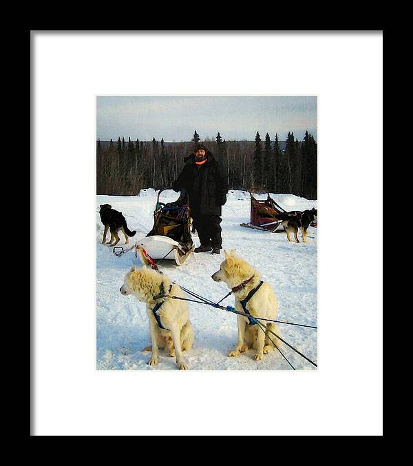 Musher Framed Print featuring the photograph Musher by Timothy Bulone