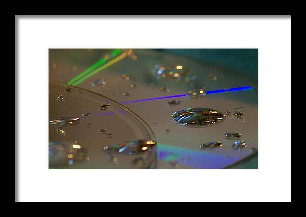 Still Life Framed Print featuring the photograph Music of Water Drops by Karen Musick