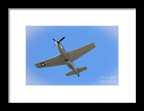 Mustang Framed Print featuring the photograph Mustang Overhead by Tom Claud