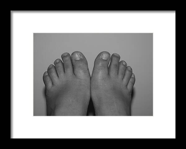 Pop Art Framed Print featuring the photograph My Feet By Hans by Rob Hans