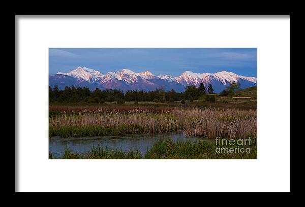 Mission Mountains Framed Print featuring the photograph My 'Happy Place' by Katie LaSalle-Lowery