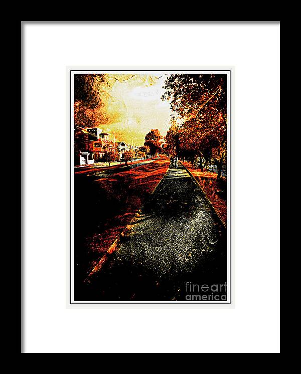 My Framed Print featuring the photograph My Neighborhood by Al Bourassa