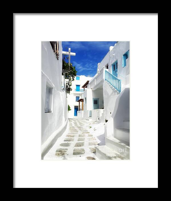 Mykonos Framed Print featuring the photograph Mykonos by HD Connelly