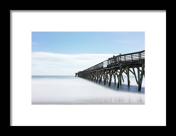 Myrtle Beach State Park Framed Print featuring the photograph Myrtle Beach State Park Pier by Ivo Kerssemakers