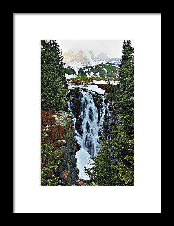 Falls Framed Print featuring the photograph Myrtle Falls by John Christopher