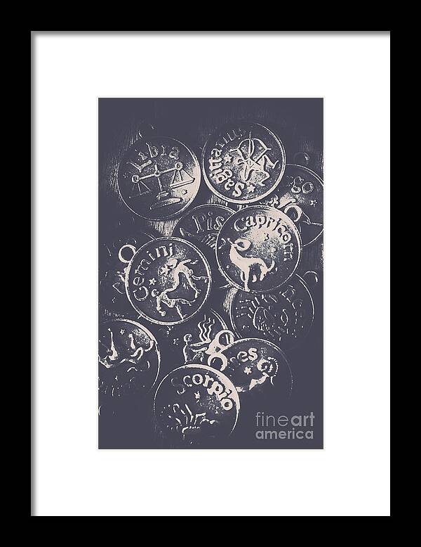 Zodiac Framed Print featuring the photograph Mysteries of the horoscopes by Jorgo Photography