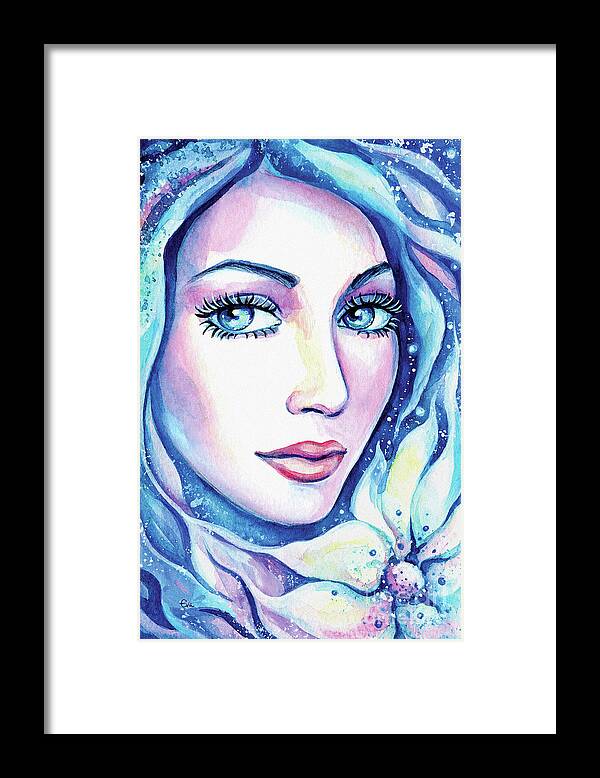 Flower Fairy Framed Print featuring the painting Mysterious Flower by Eva Campbell