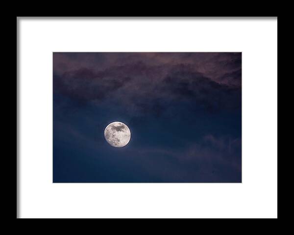 Moon Framed Print featuring the photograph Mystery Moon by Jody Partin