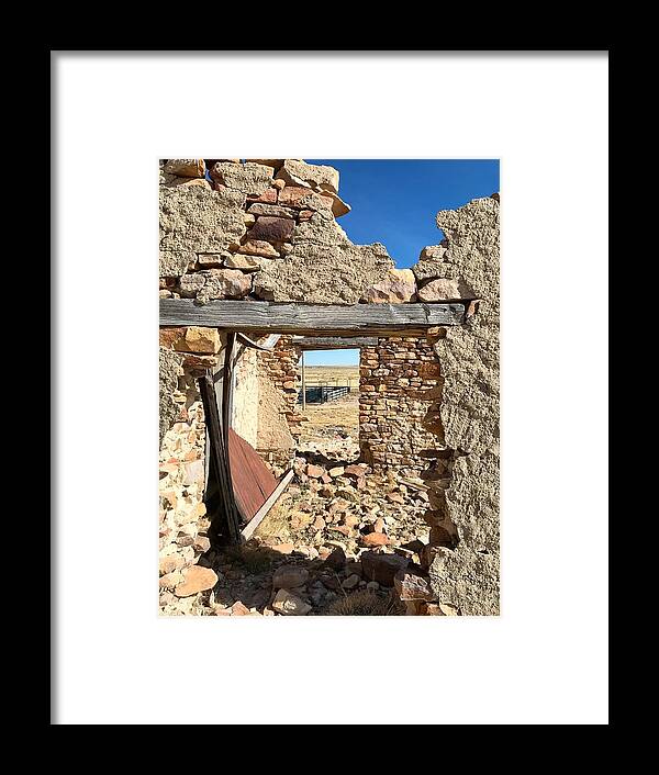 Stone Framed Print featuring the photograph Mystery Ranch No. 2 by Brad Hodges