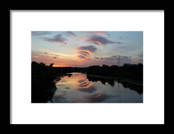 Sunset Framed Print featuring the photograph Mystic Clouds by Ellen Koplow