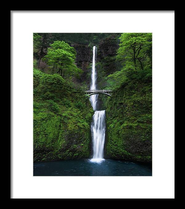 #faatoppicks Framed Print featuring the photograph Mystic Falls by Larry Marshall