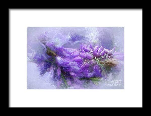 Mystical Wisteria Framed Print featuring the photograph Mystical Wisteria by Kaye Menner by Kaye Menner