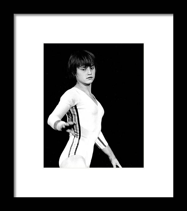 Nadia Comaneci Framed Print featuring the photograph Nadia by Mike Flynn