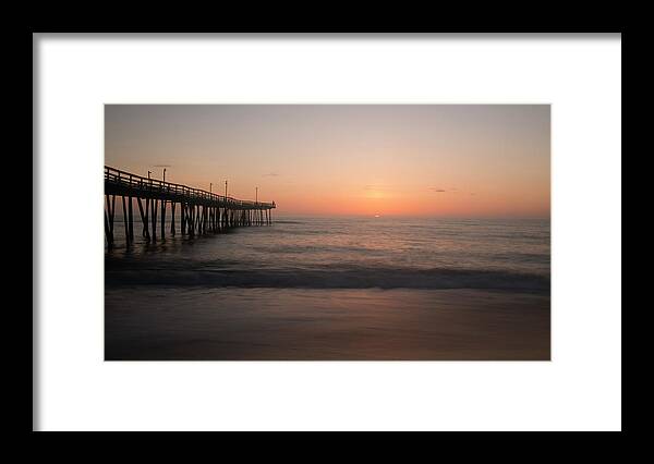 Sunrise Framed Print featuring the photograph Nags Head Sunrise by Jack Nevitt