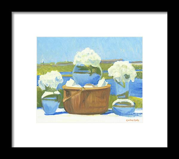 Nantucket Framed Print featuring the painting Nantucket Baptismal Sunday by Candace Lovely