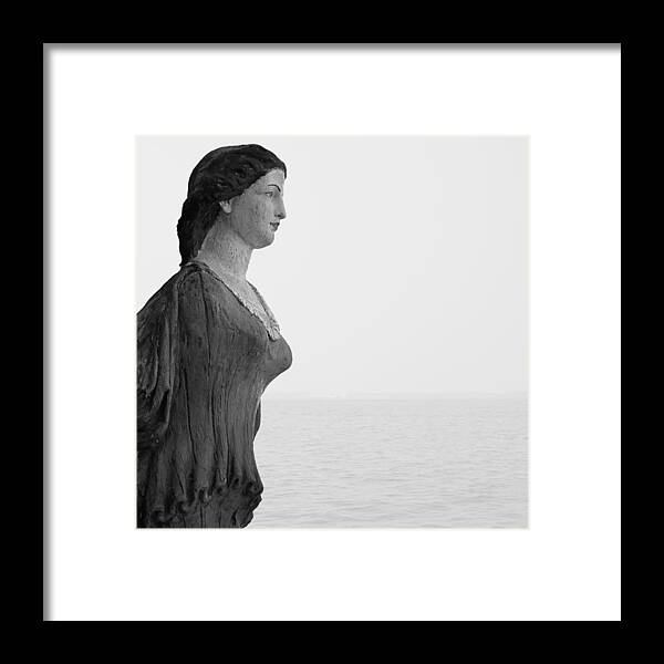 Nantucket Framed Print featuring the photograph Nantucket Figurehead by Charles Harden