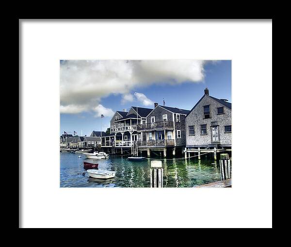 Nantucket Framed Print featuring the photograph Nantucket Harbor in Summer by Tammy Wetzel