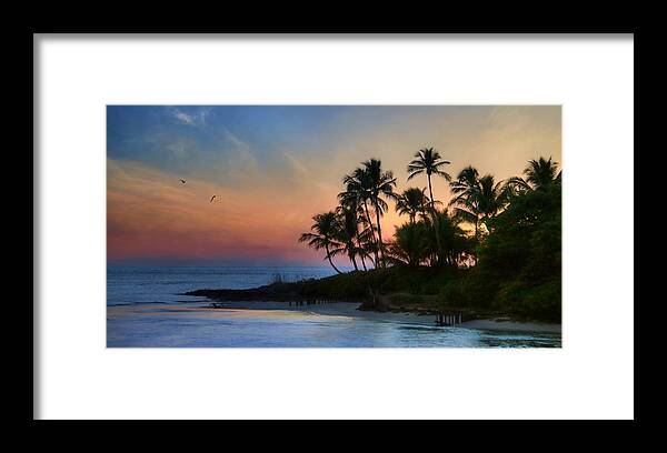 Naples Framed Print featuring the photograph Naples Palms by Lori Deiter