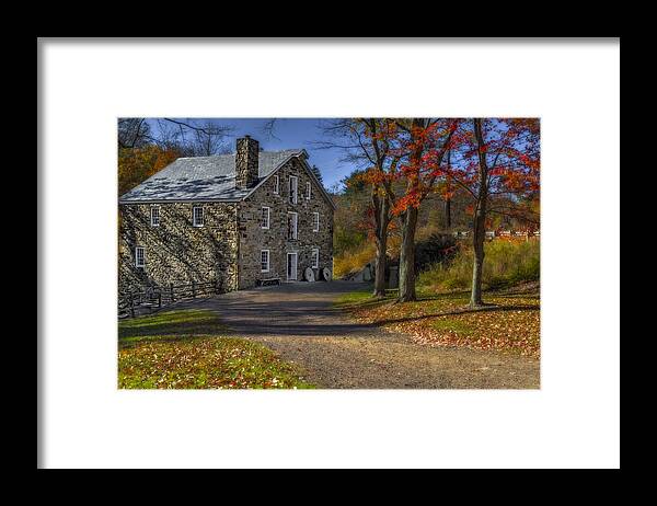 Chester Framed Print featuring the photograph Nathan Cooper Gristmill NJ by Susan Candelario